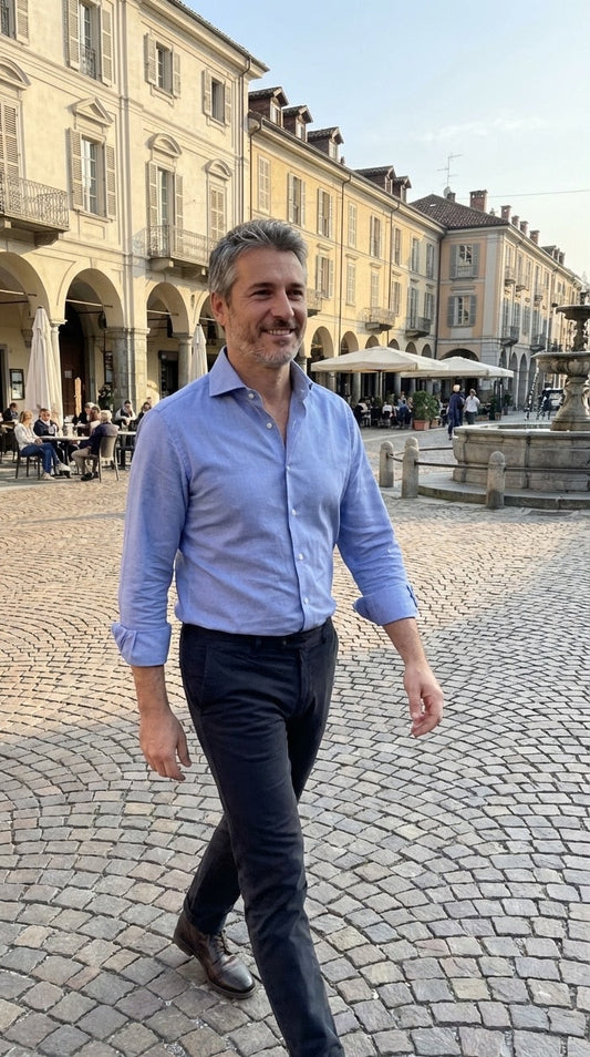 VENEZIA OXFORD AZZURRO